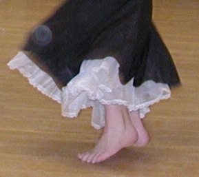 Rachel's dancing feet